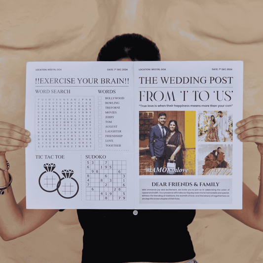 Custom Wedding Newspaper