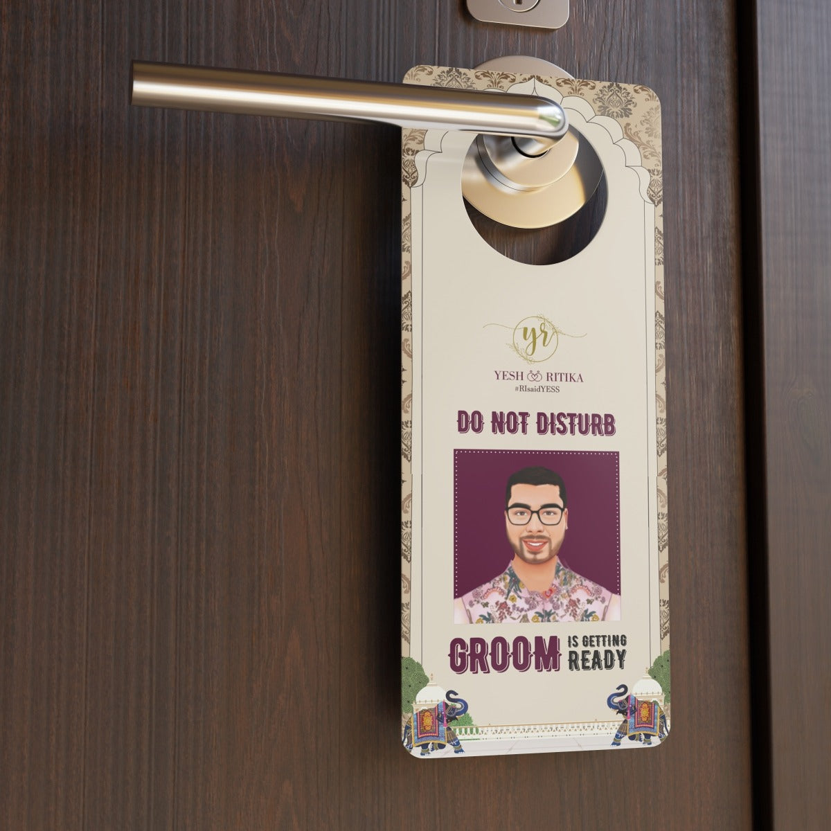 Door Danglers with Caricature