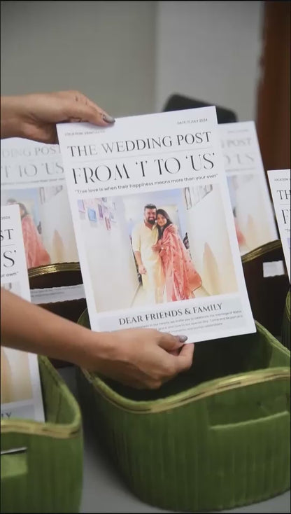 Custom Wedding Newspaper